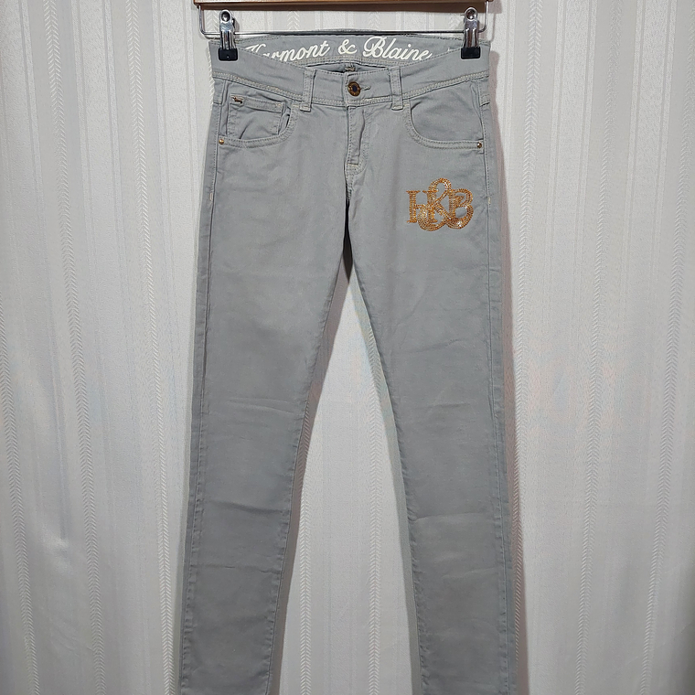 PANTALÓN JEANS NIÑA GRIS HARMONT & BLAINE TALLA 12A 1
