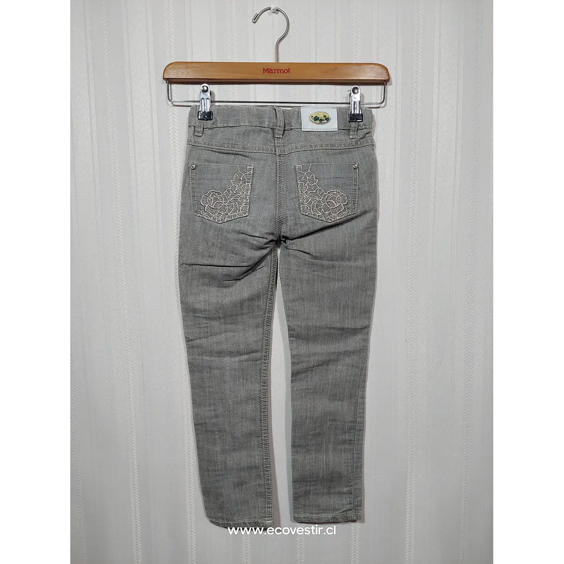 PANTALÓN JEANS NIÑA GRIS CHICCO TALLA 6A 2
