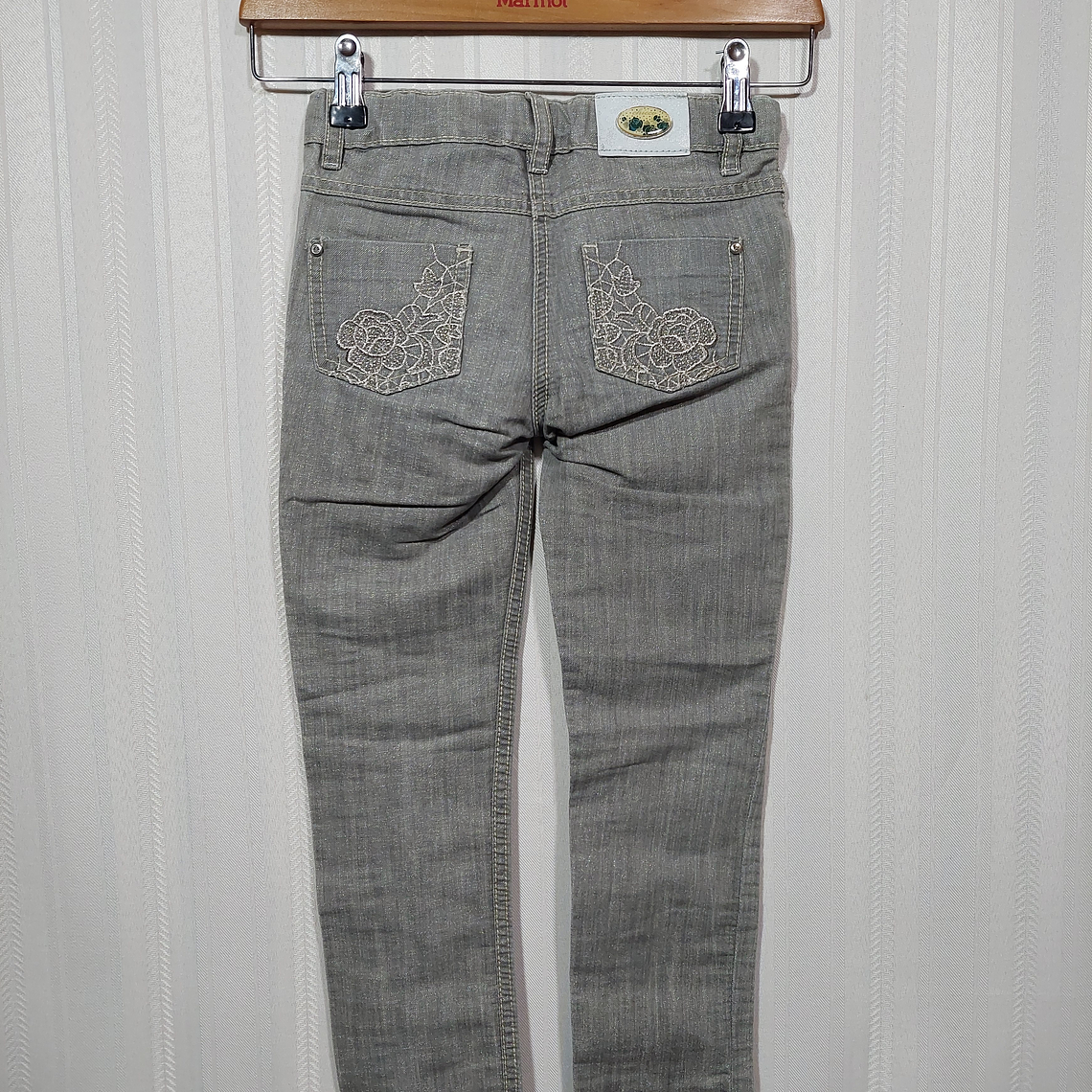 PANTALÓN JEANS NIÑA GRIS CHICCO TALLA 6A 2