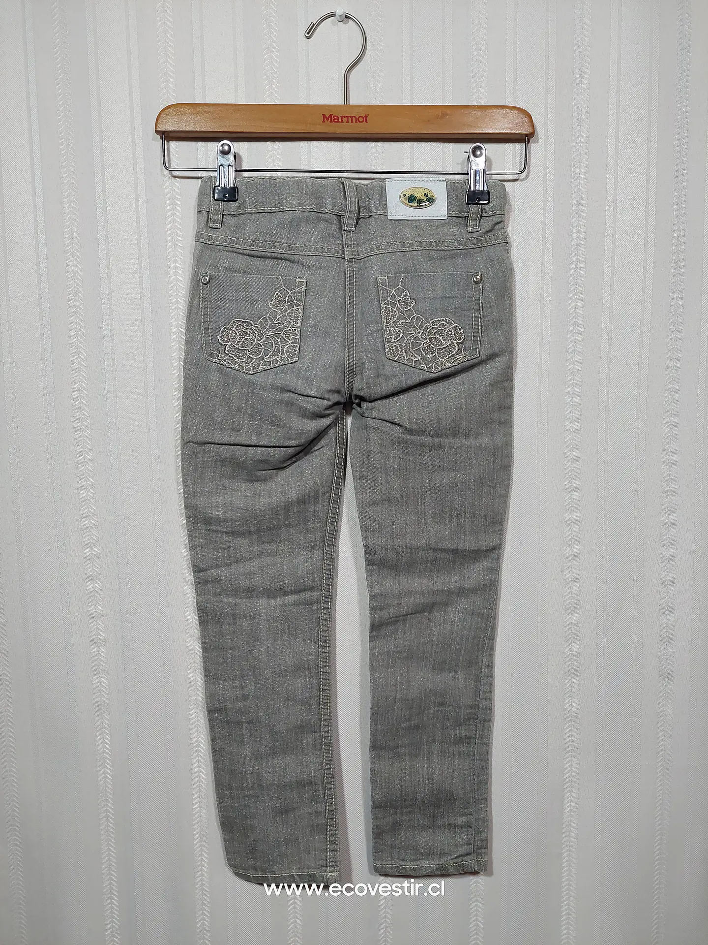 PANTALÓN JEANS NIÑA GRIS CHICCO TALLA 6A 2
