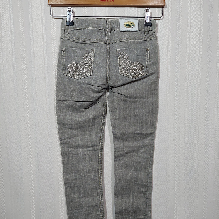 PANTALÓN JEANS NIÑA GRIS CHICCO TALLA 6A 2