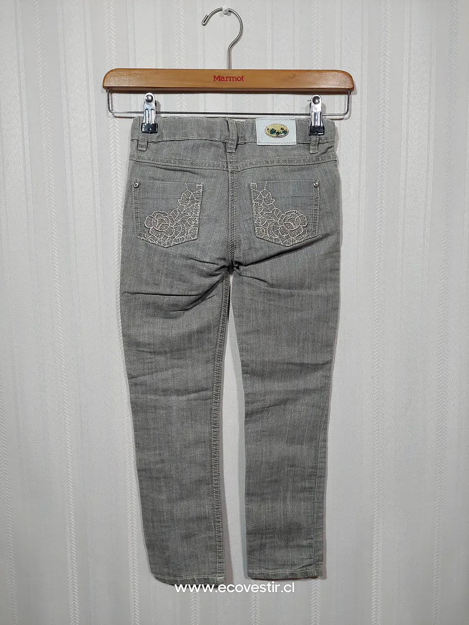 PANTALÓN JEANS NIÑA GRIS CHICCO TALLA 6A 2