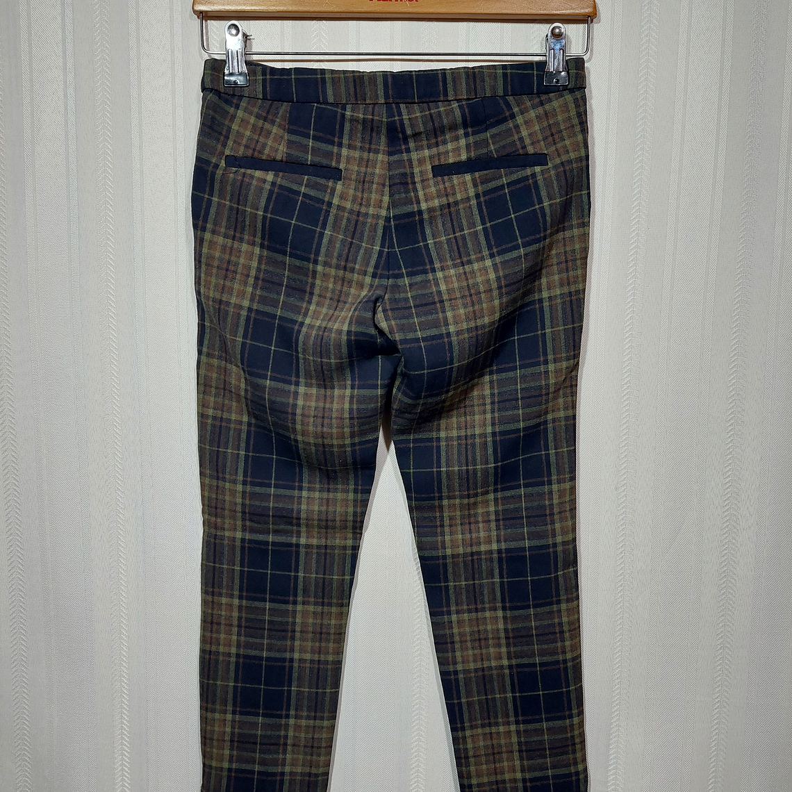 PANTALÓN VESTIR CUADRILLE NIÑA ZARA GIRLS TALLA 9-10A 2