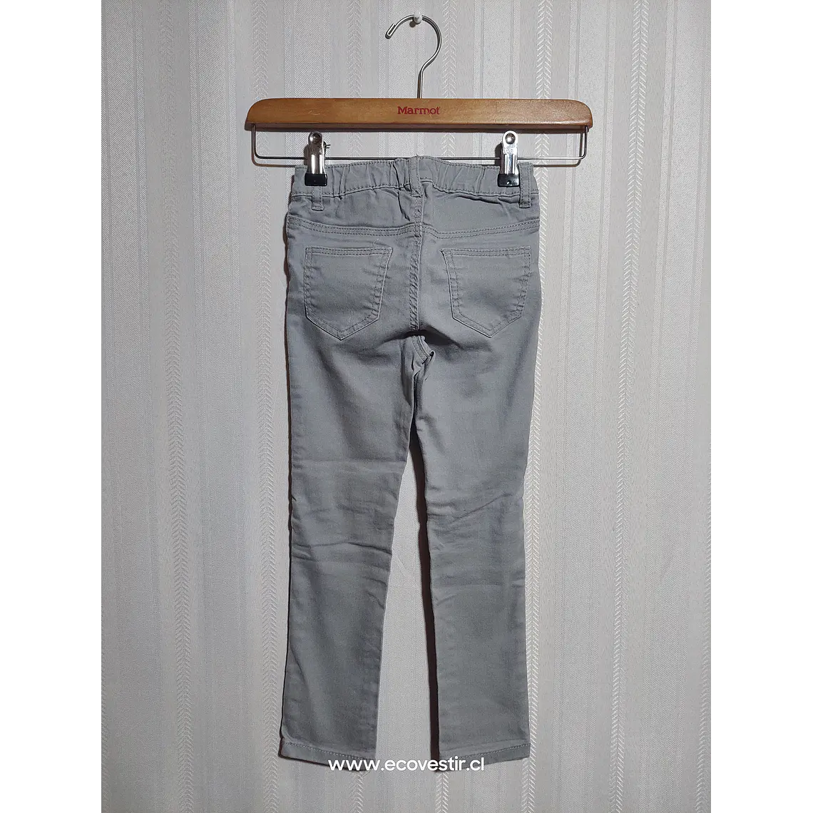 PANTALÓN JEANS GRIS NIÑA H&M TALLA 4-5A 2