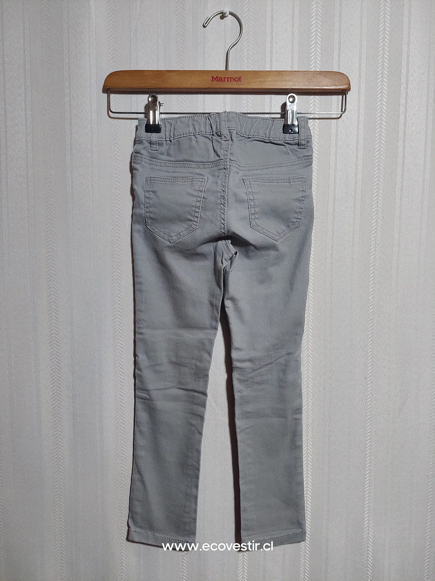 PANTALÓN JEANS GRIS NIÑA H&M TALLA 4-5A 2
