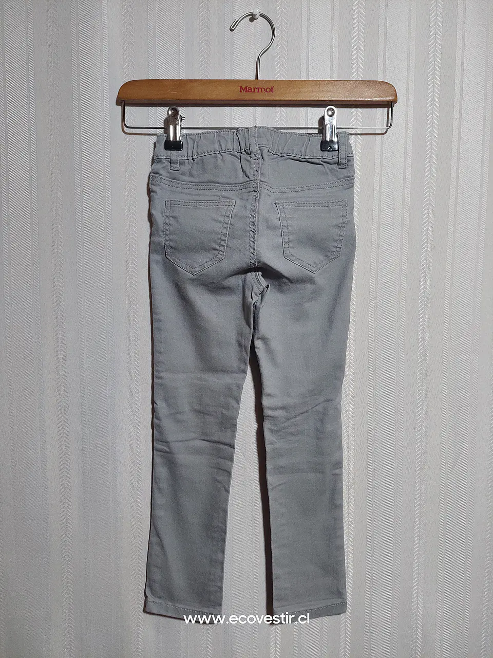 PANTALÓN JEANS GRIS NIÑA H&M TALLA 4-5A 2