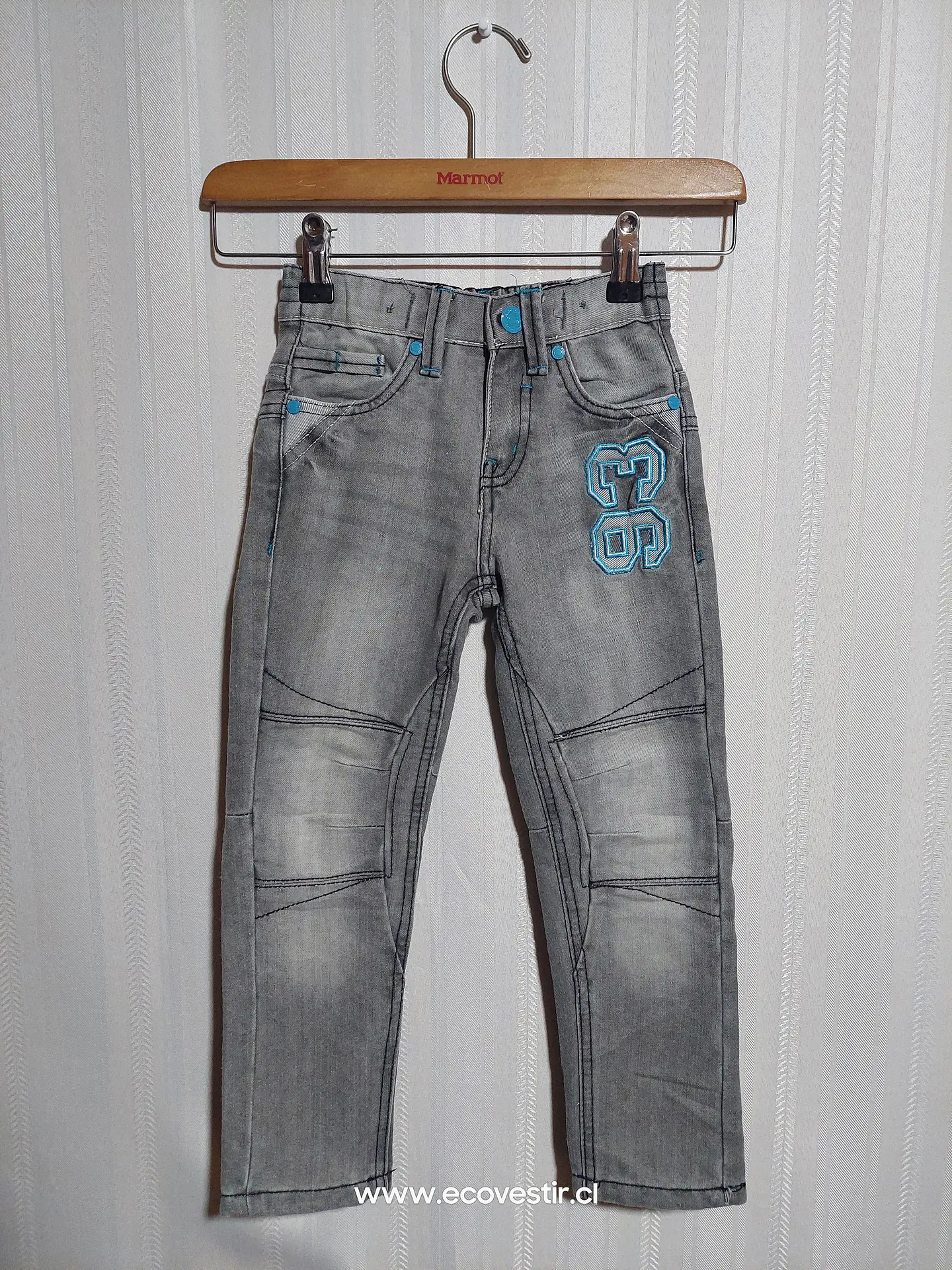 Pantalón Jeans Niño KIKI & KOKO Gris Talla 110 1