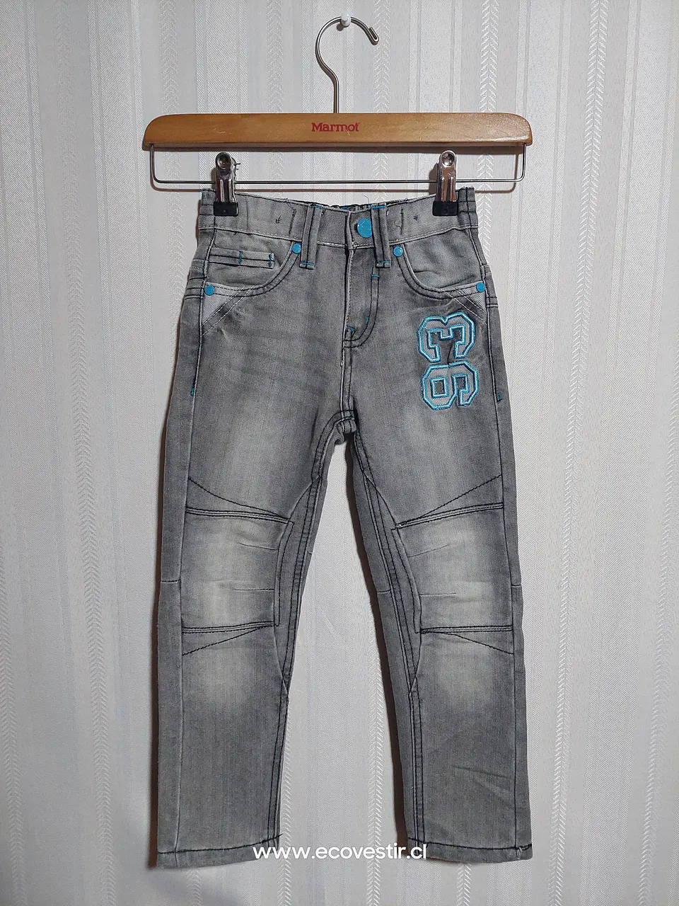 Pantalón Jeans Niño KIKI & KOKO Gris Talla 110 1