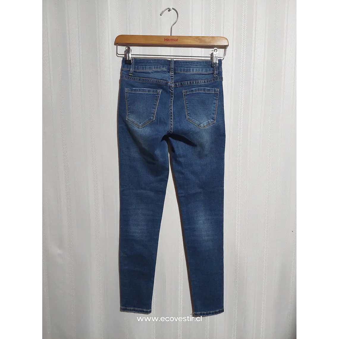 Jeans Niña Chrome Azul con Brillos Talla 38 | Segunda Mano Chile | Ecovestir 2