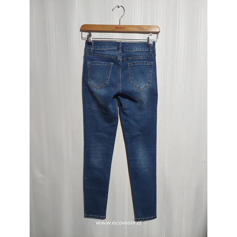 Jeans Niña Chrome Azul con Brillos Talla 38 | Segunda Mano Chile | Ecovestir 2