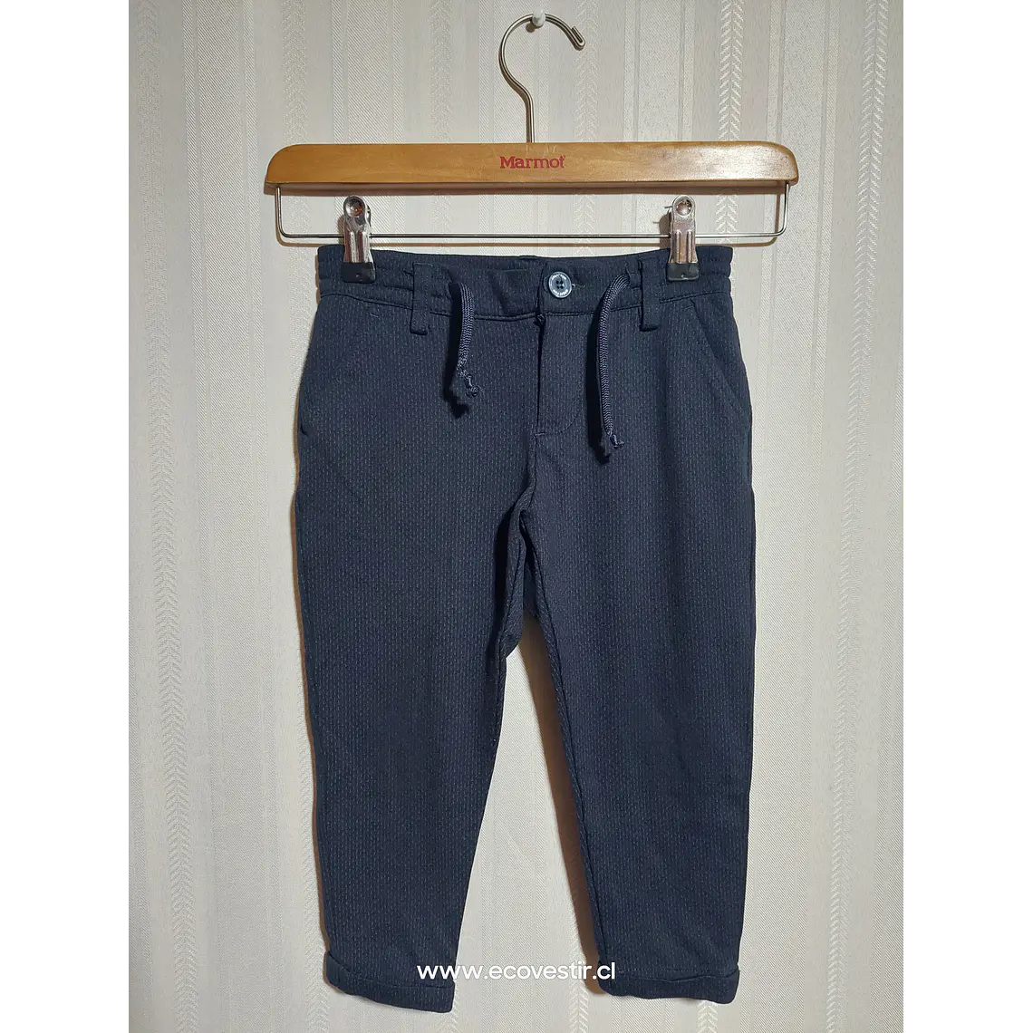 PANTALÓN VESTIR AZUL NIÑO GREATFUN TALLA 4A 1