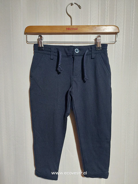 PANTALÓN VESTIR AZUL NIÑO GREATFUN TALLA 4A