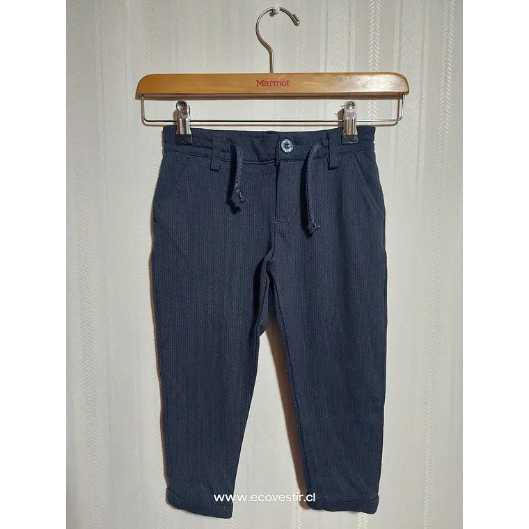 PANTALÓN VESTIR AZUL NIÑO GREATFUN TALLA 4A 1