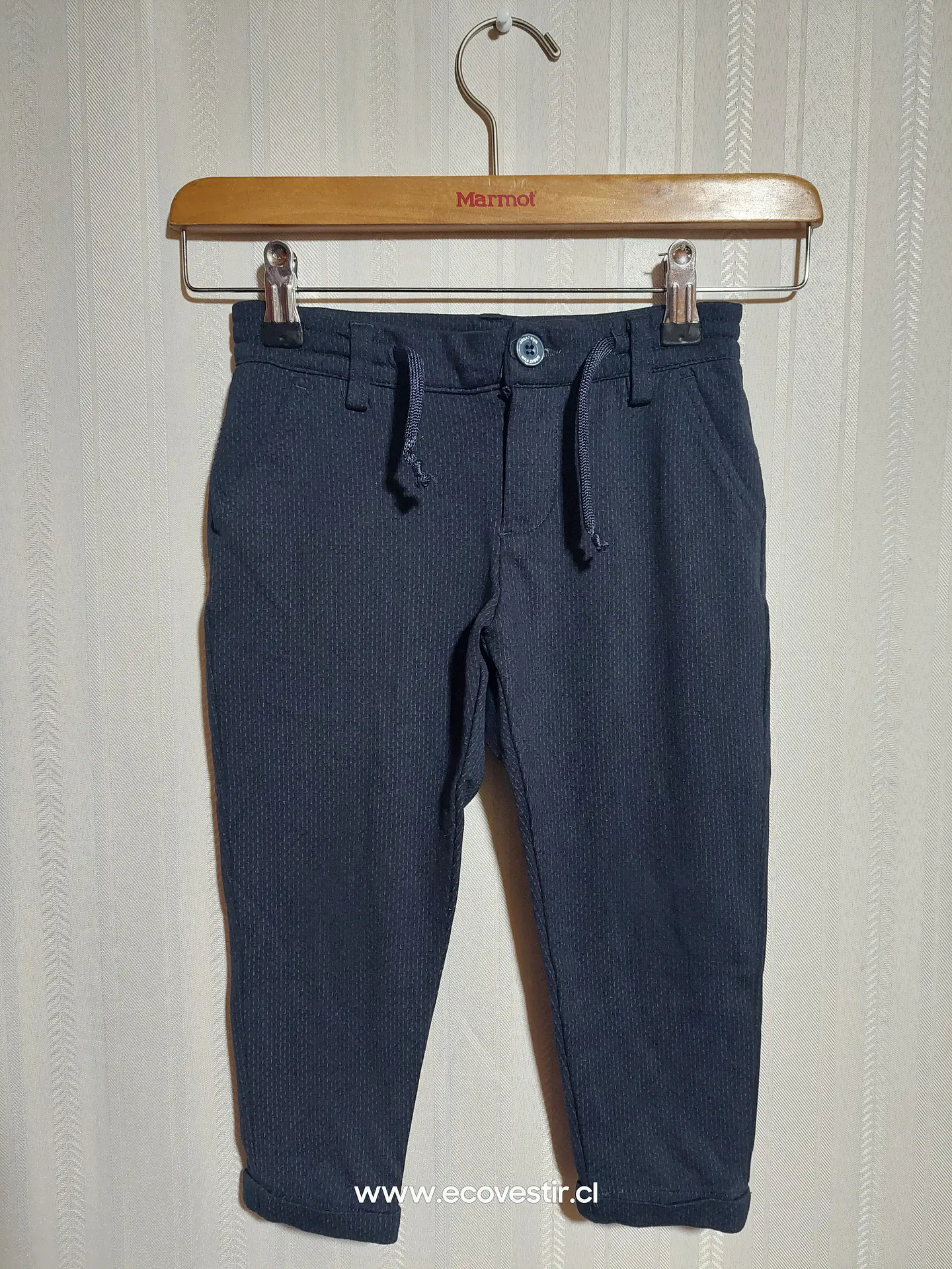 PANTALÓN VESTIR AZUL NIÑO GREATFUN TALLA 4A 1