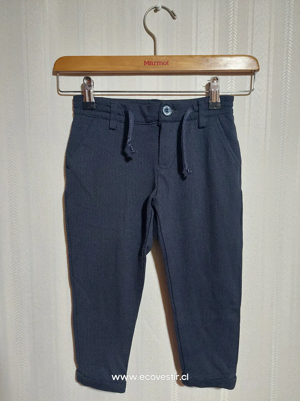 PANTALÓN VESTIR AZUL NIÑO GREATFUN TALLA 4A 1