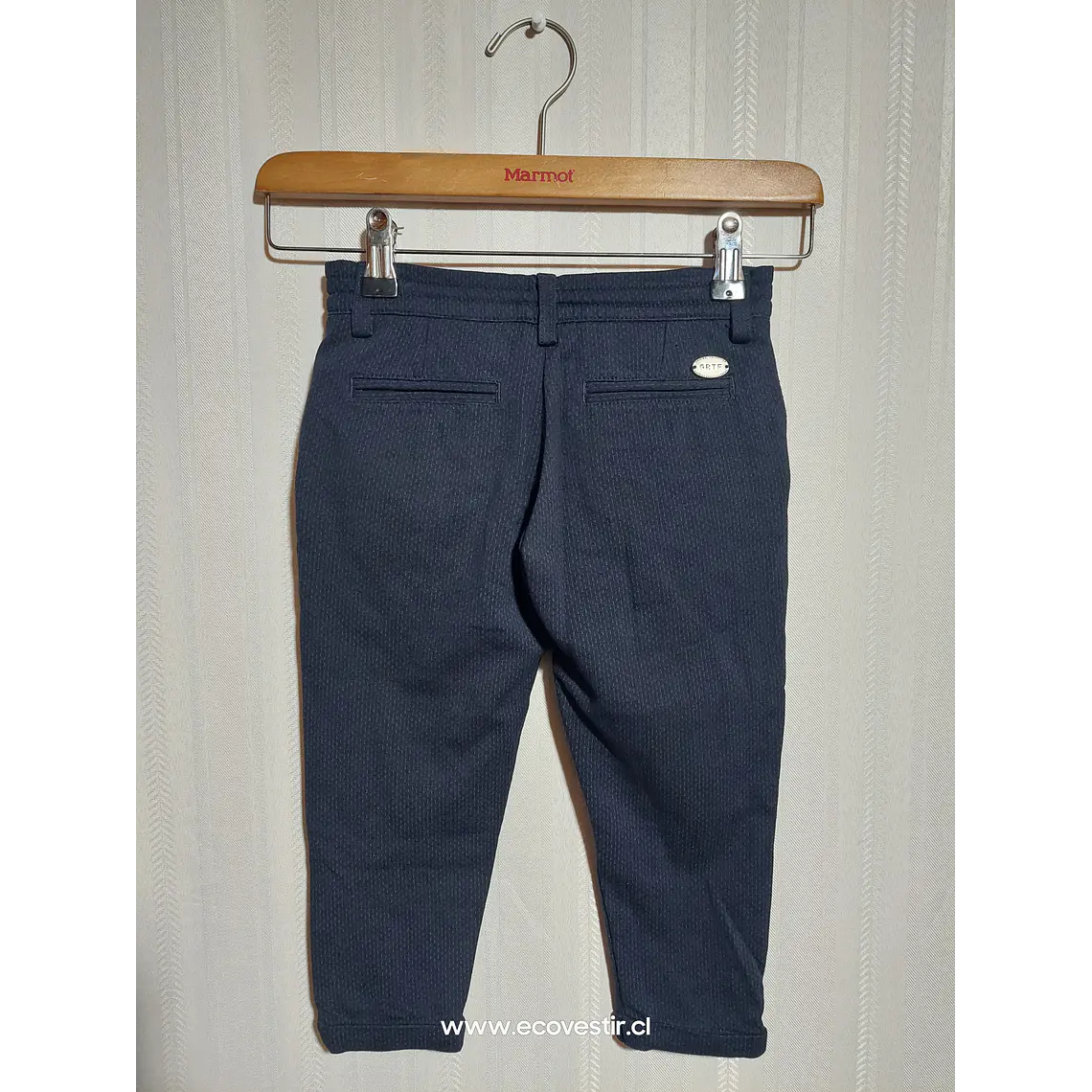 PANTALÓN VESTIR AZUL NIÑO GREATFUN TALLA 4A 2