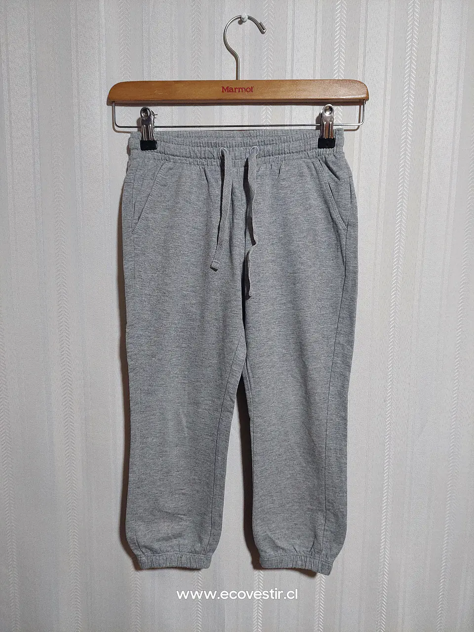 PANTALÓN BUZO NIÑO GRIS ORIGINAL MARINE TALLA 6 1