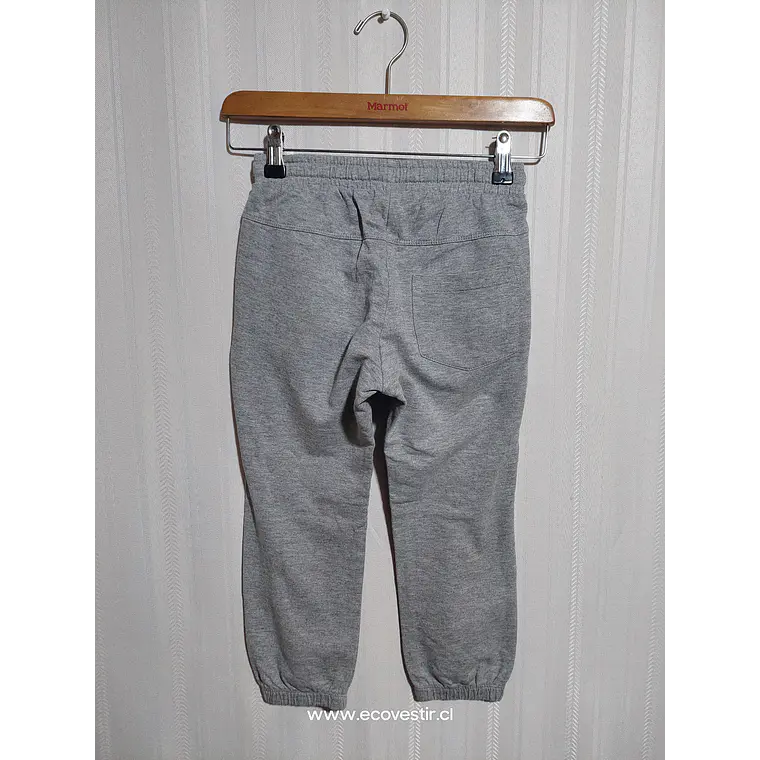 PANTALÓN BUZO NIÑO GRIS ORIGINAL MARINE TALLA 6 2