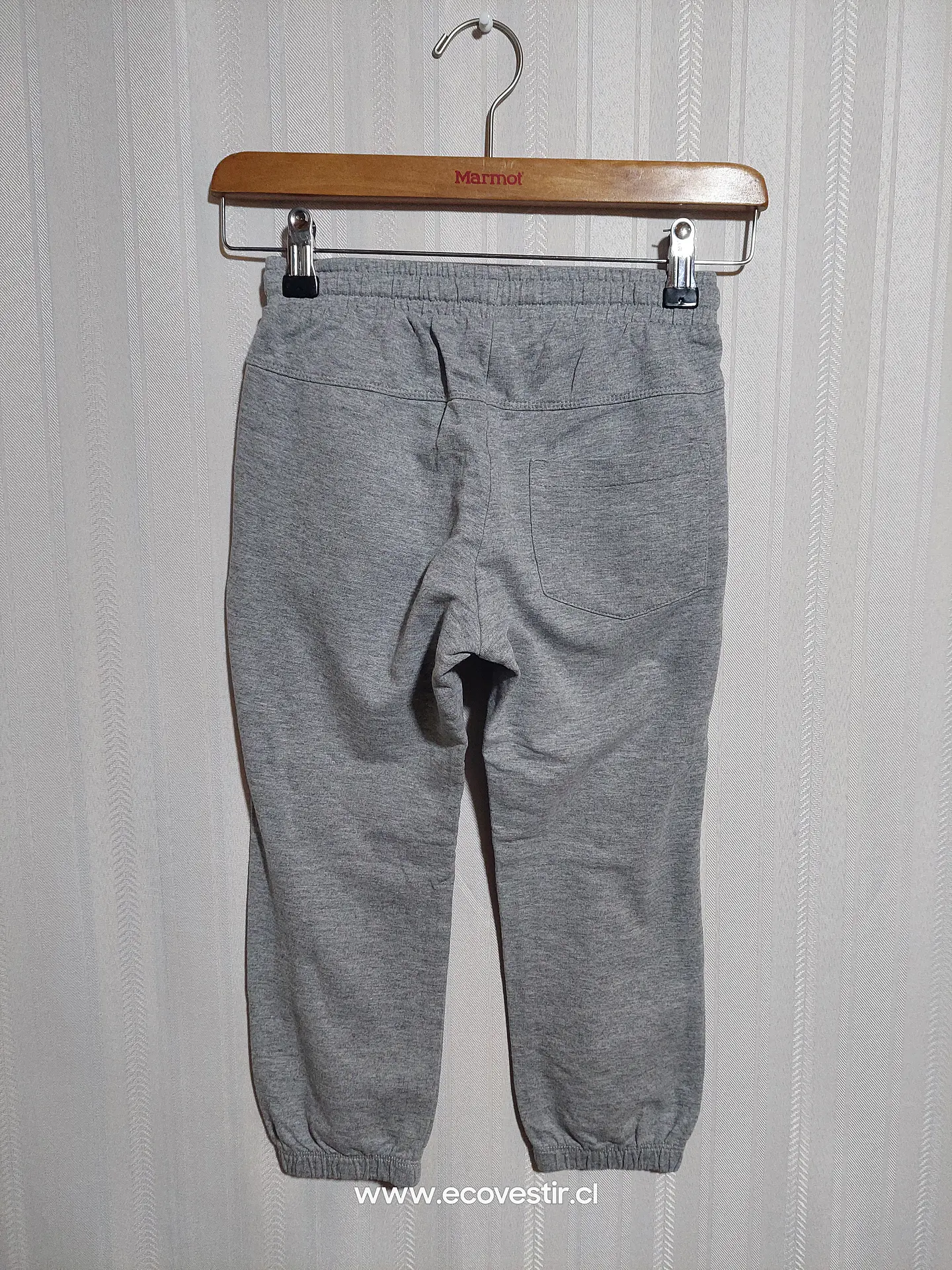 PANTALÓN BUZO NIÑO GRIS ORIGINAL MARINE TALLA 6 2