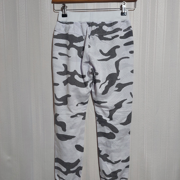 PANTALÓN BUZO BLANCO NIÑA URCHIN TALLA 12A 2