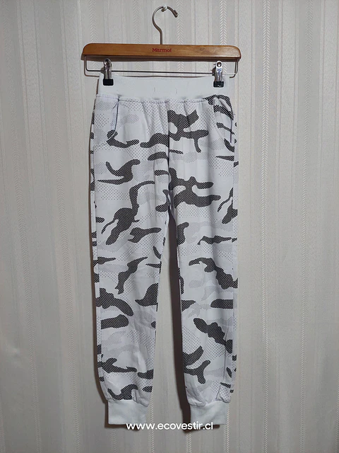 PANTALÓN BUZO BLANCO NIÑA URCHIN TALLA 12A