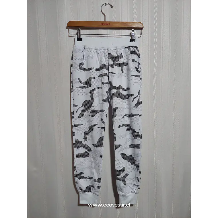 PANTALÓN BUZO BLANCO NIÑA URCHIN TALLA 12A 1