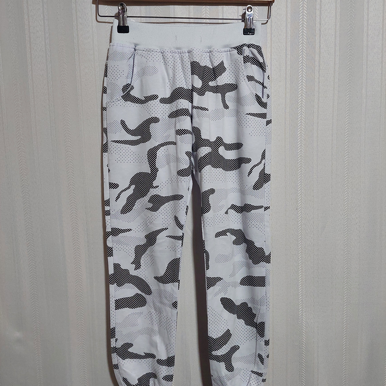 PANTALÓN BUZO BLANCO NIÑA URCHIN TALLA 12A 1