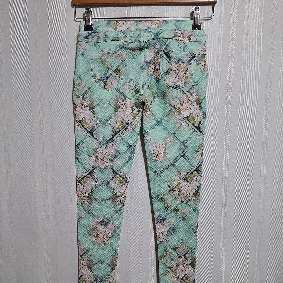 CALZA NIÑA VERDE ESTAMPADO FUN & FUN TALLA 8A 2