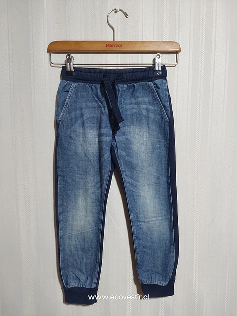 PANTALÓN BUZO NIÑO AZUL ORIGINAL MARINE TALLA 6A