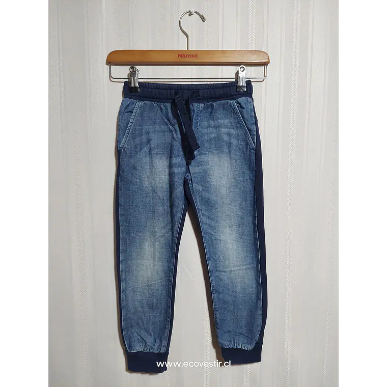 PANTALÓN BUZO NIÑO AZUL ORIGINAL MARINE TALLA 6A 1