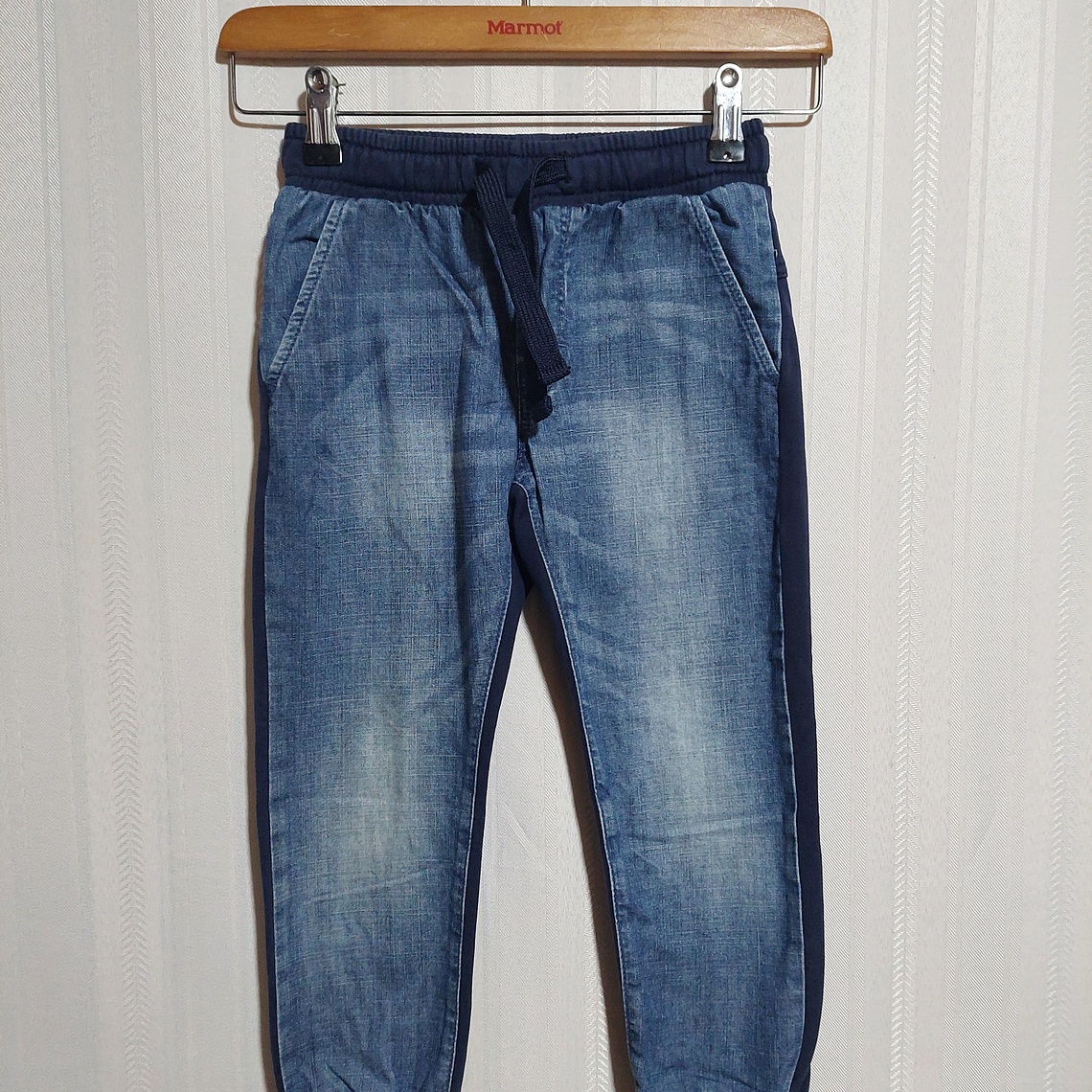 PANTALÓN BUZO NIÑO AZUL ORIGINAL MARINE TALLA 6A 1