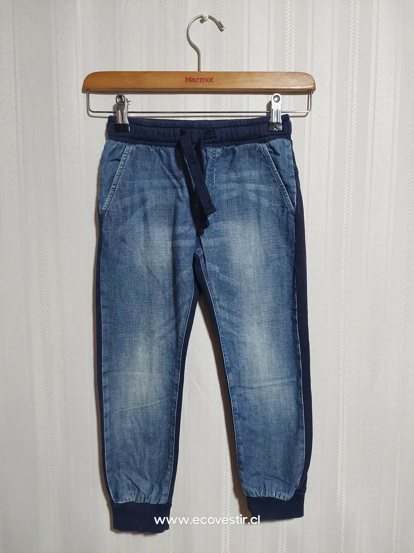 PANTALÓN BUZO NIÑO AZUL ORIGINAL MARINE TALLA 6A 1