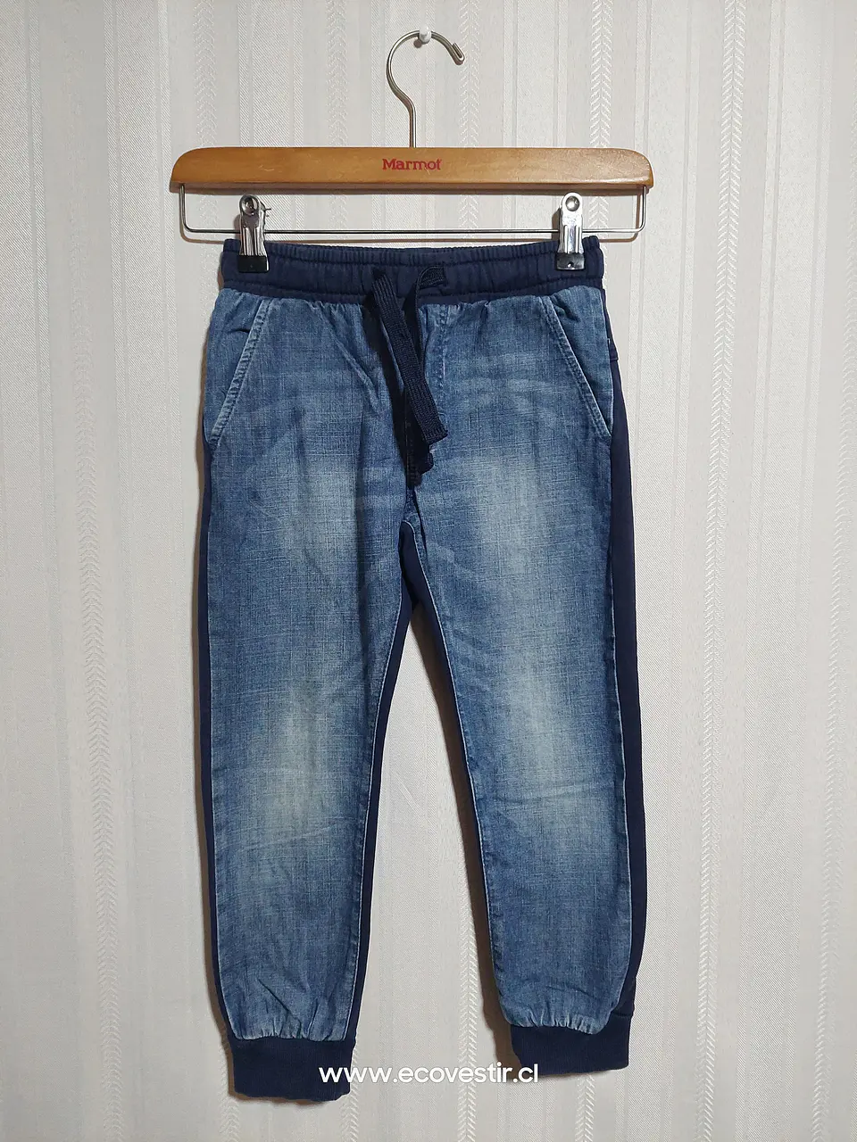 PANTALÓN BUZO NIÑO AZUL ORIGINAL MARINE TALLA 6A 1