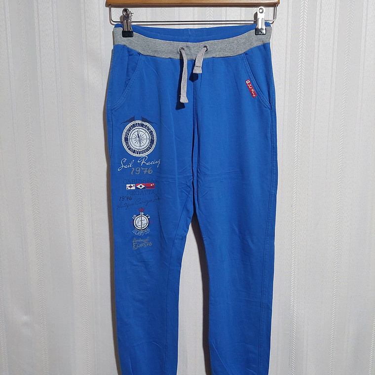 PANTALÓN BUZO AZUL NIÑA SARABANDA TALLA 36 1