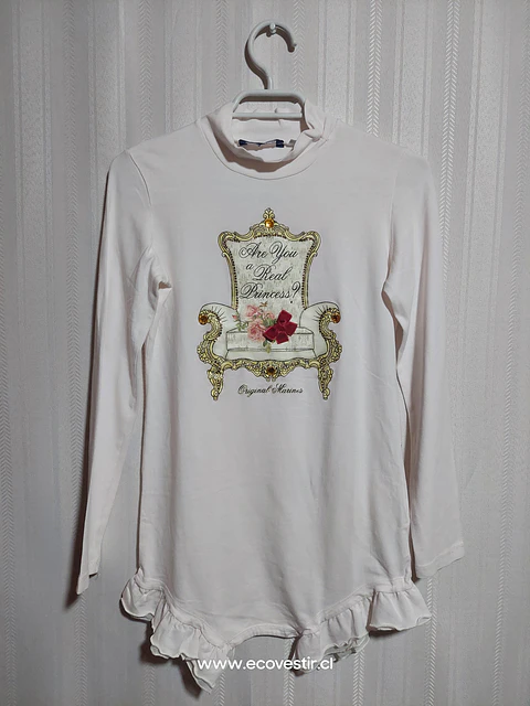 POLERA ML JUVENIL ROSADO ORIGINAL MARINE TALLA 12