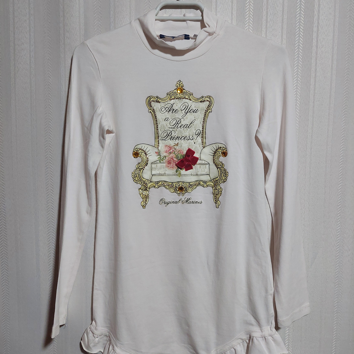 POLERA ML JUVENIL ROSADO ORIGINAL MARINE TALLA 12 1