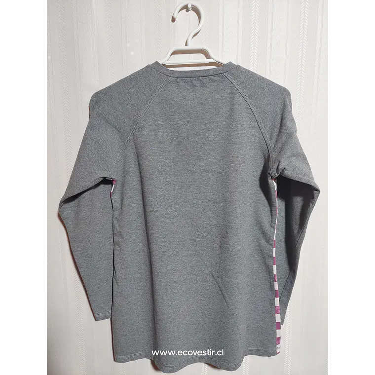 POLERA ML JUVENIL GRIS ESTAMPADA SARABANDA TALLA 16A  2