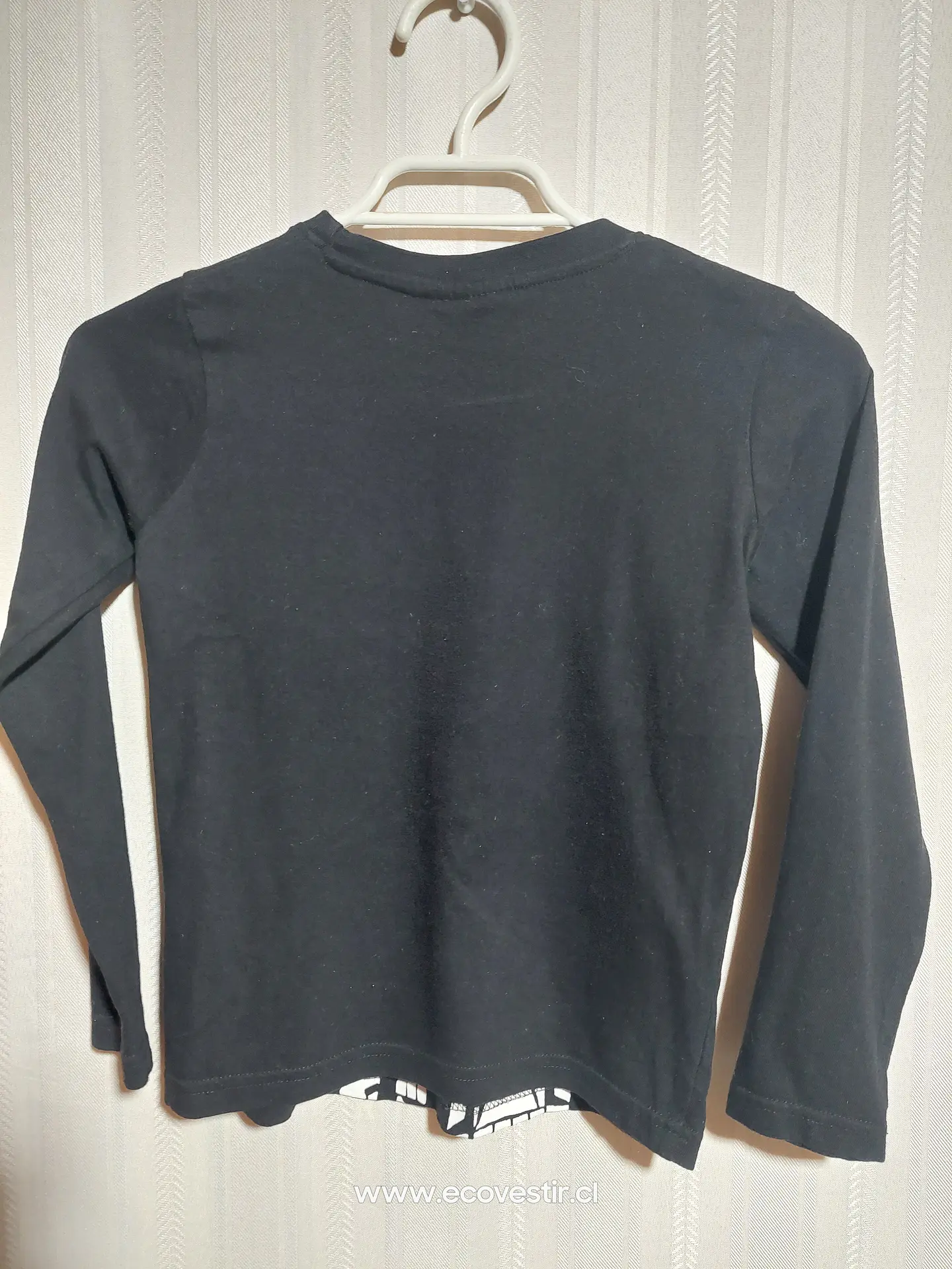 POLERA ML NIÑO NEGRO C/ESTAMPADO STAR WARS TALLA 122/128 2