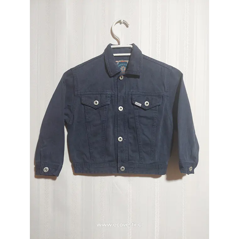 Chaqueta Denim Azul Marino IANA Talla 4 AÑOS 1