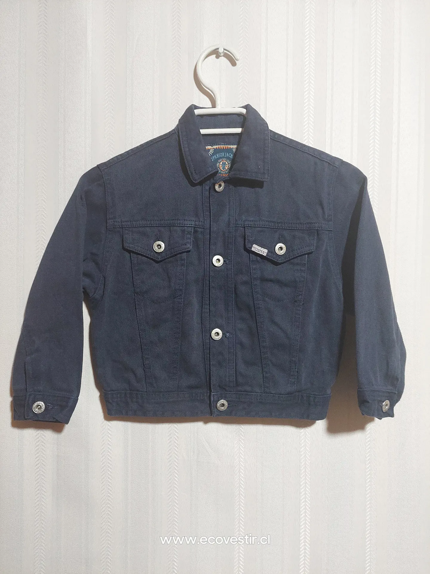 Chaqueta Denim Azul Marino IANA Talla 4 AÑOS 1
