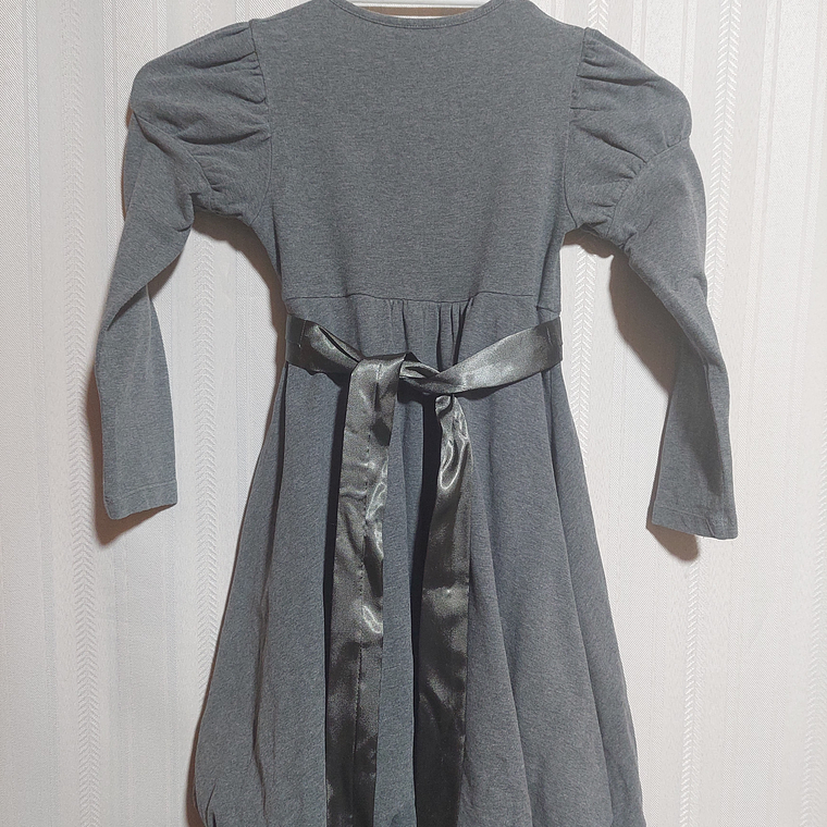 VESTIDO NIÑA GRIS PRIMIGI TALLA 6A 2