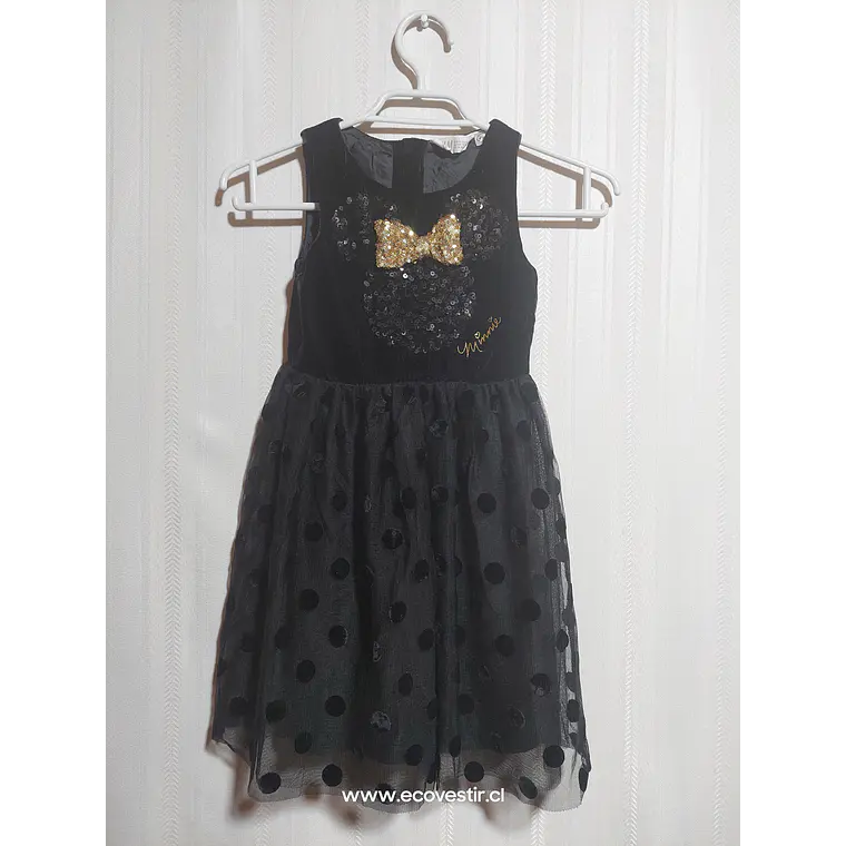 VESTIDO NIÑA NEGRO H&M TALLA 5-6A 1