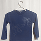 POLERA ML NIÑA AZUL SARABANDA TALLA 5A - Miniatura 1