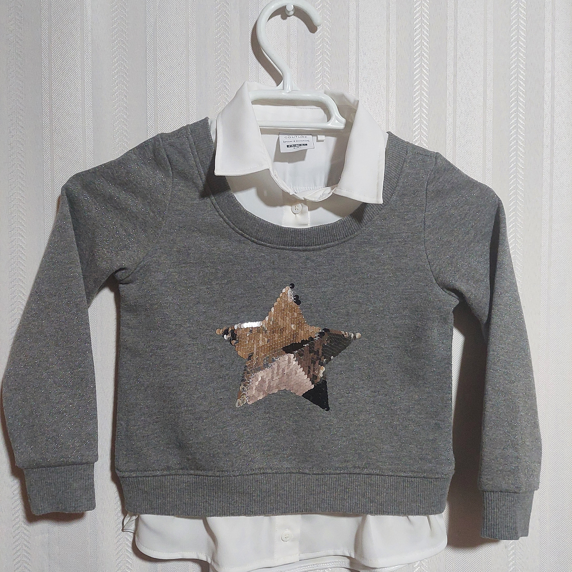 SWEATER NIÑA GRIS PRIMIGI TALLA 5A 1