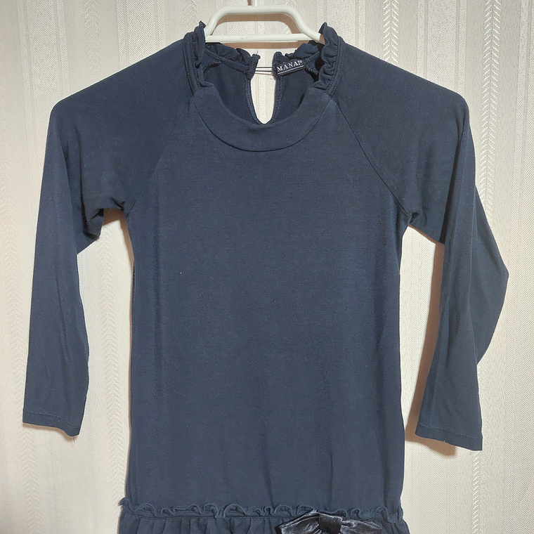 VESTIDO NIÑA AZUL MANAI TALLA 5A  1