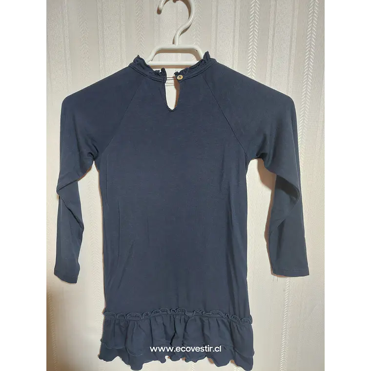 VESTIDO NIÑA AZUL MANAI TALLA 5A  2