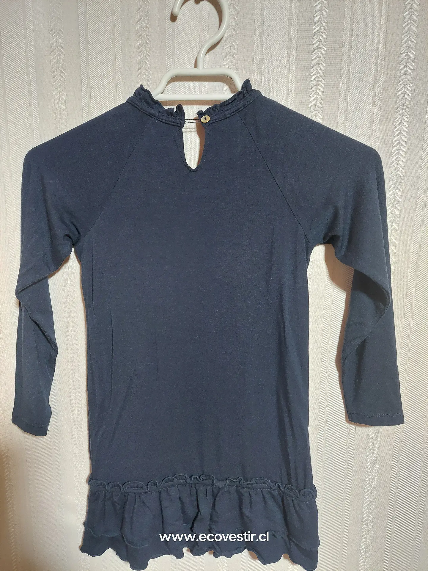 VESTIDO NIÑA AZUL MANAI TALLA 5A  2