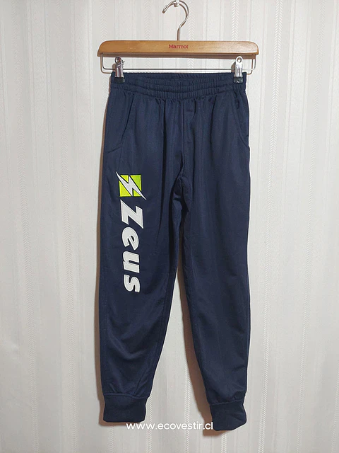 PANTALÓN BUZO NIÑO AZUL TALLA  2XS