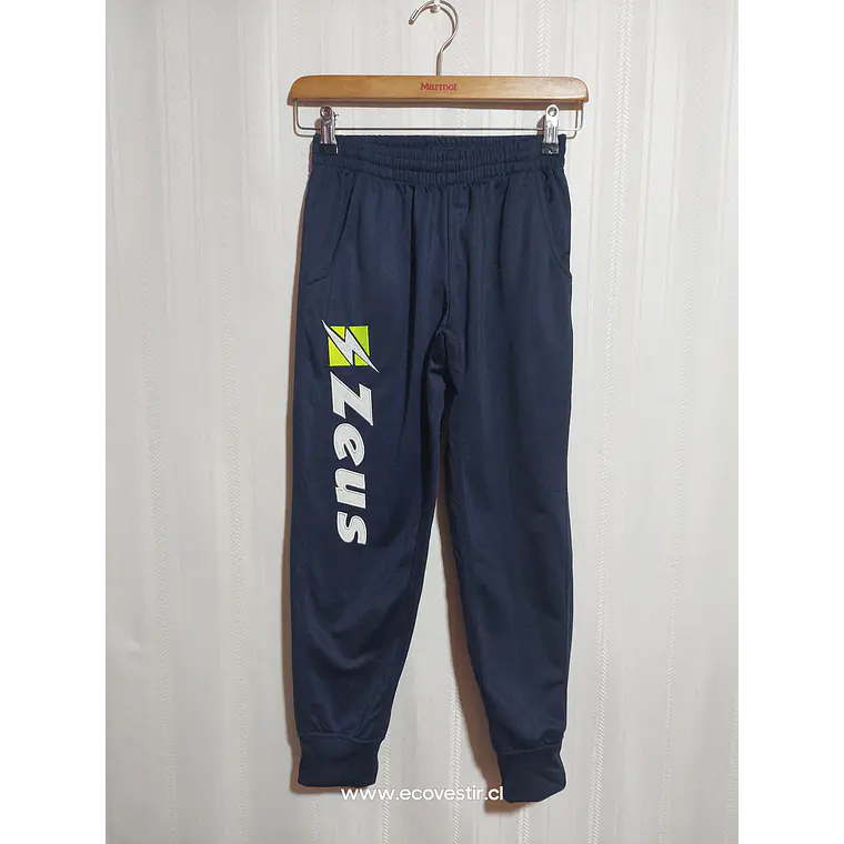 PANTALÓN BUZO NIÑO AZUL TALLA  2XS 1