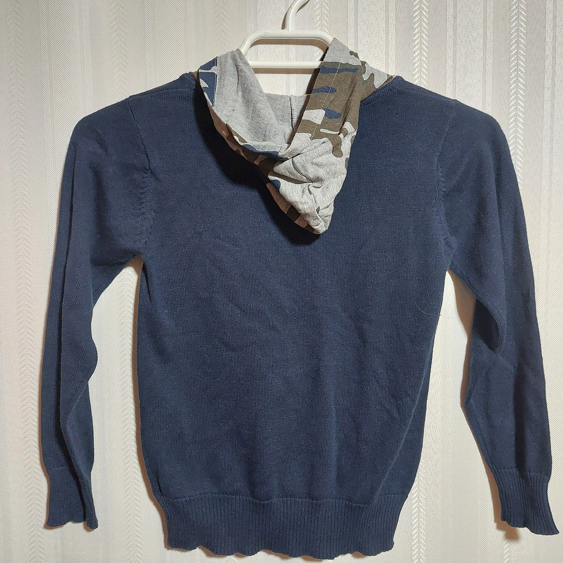 SWEATER C/GORRO  AZUL NIÑO TOM & JERRY TALLA 4-5A 2